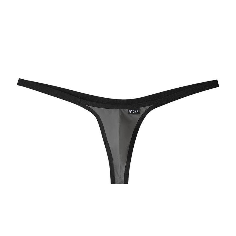 Buycenter Men's T-Back Underwear - Breathable Ice Silk, Low Waist Styles - Buy Center US