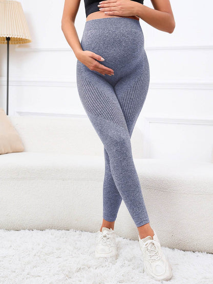 High Waist Pregnancy Yoga Pants - 3D Belly Support in Soft Fabrics - Buy Center US