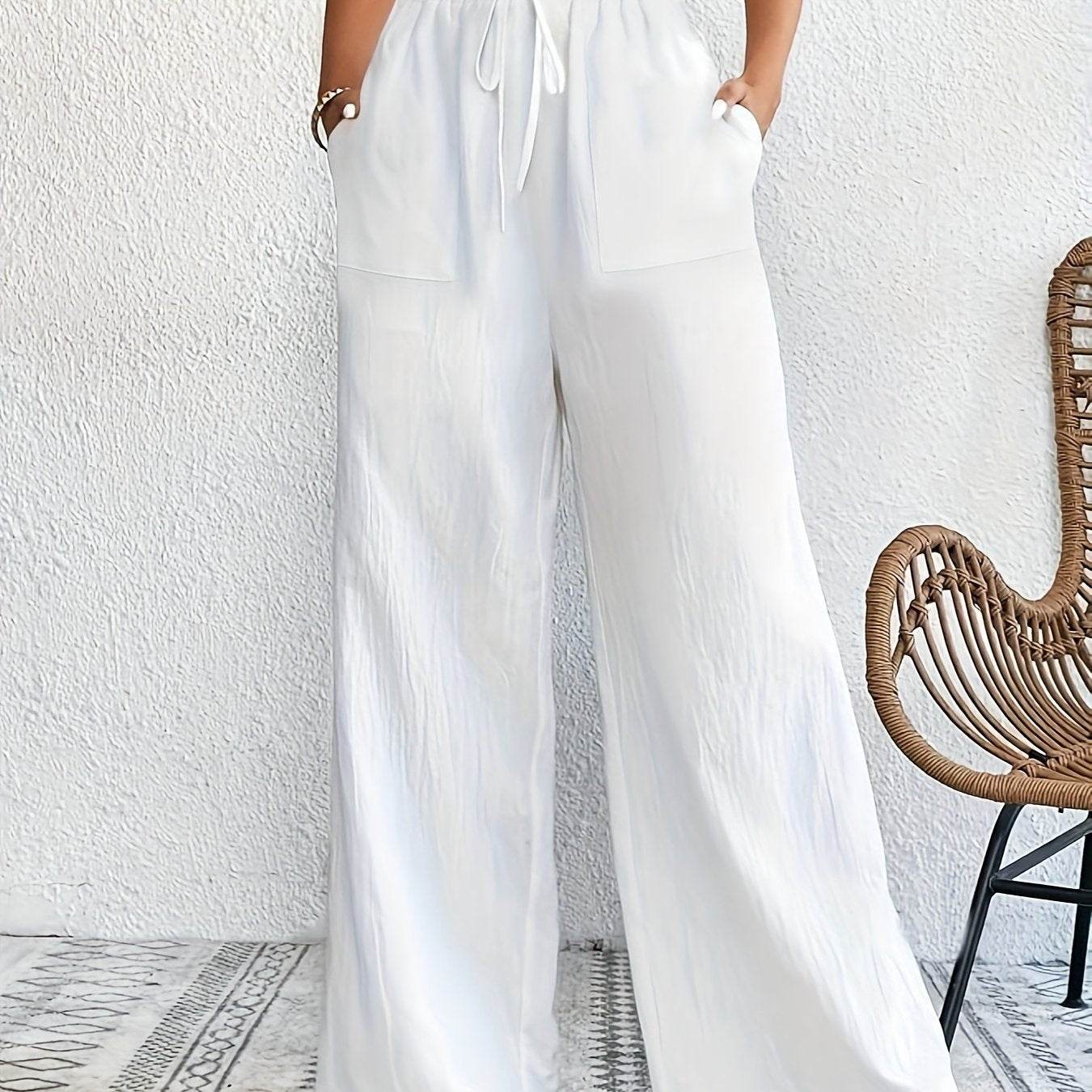 Elegant Linen WideLeg Pants Middle East Comfort - Buy Center US