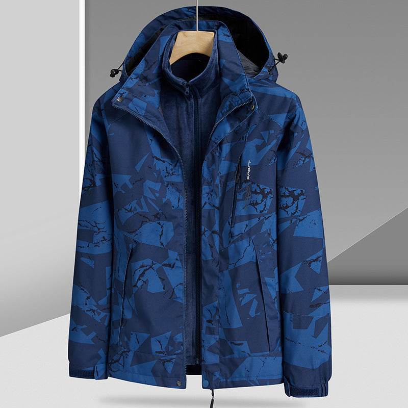 Buycenter 3-in-1 Camouflage Coat - Waterproof & Warm for Outdoor Activities - Buy Center US