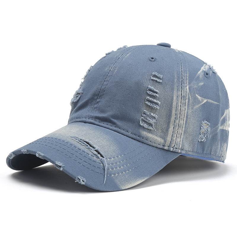 Trendy Washed Denim Baseball Cap for Spring & Summer – Unisex Style - Buy Center US