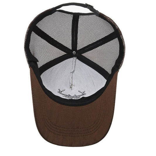 Men's Breathable Deer Head Baseball Cap - Adjustable Summer Sunshade - Buy Center US