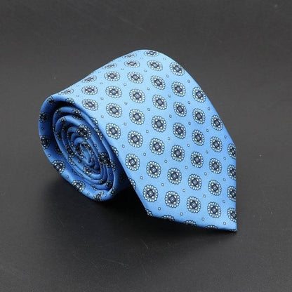 Buycenter Super Soft Silk Ties - 75mm Bohemian Necktie for Men - Buy Center US