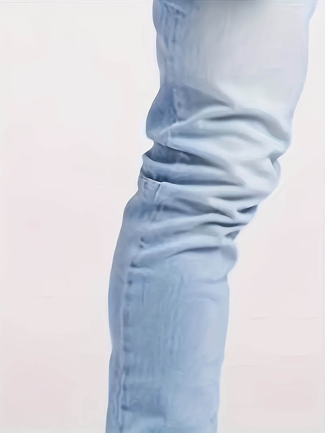 2024 Men's Skinny Fit Jeans - Casual All-Season Denim, Medium Stretch - Buy Center US