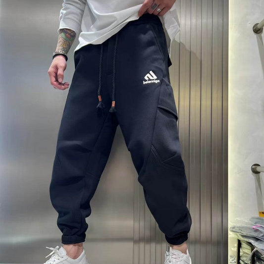 Buycenter Fleece Overalls for Men - Mid-Low Waist, Microelastic Fit - Buy Center US