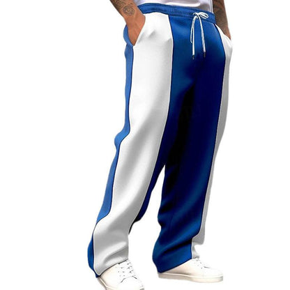 Men's Casual Sports Trousers - Loose Fit, Mid Waist, Comfortable Style - Buy Center US