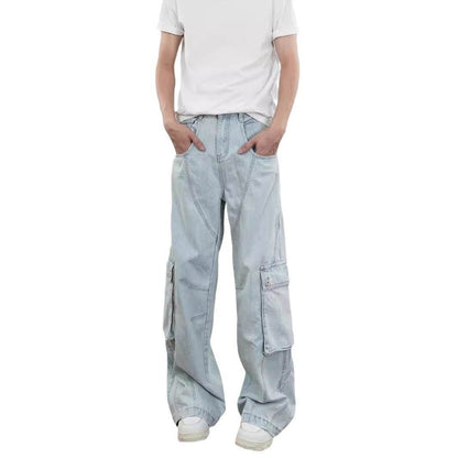 American Retro Gender-Free Casual Pants - Loose Cotton Trousers for All - Buy Center US