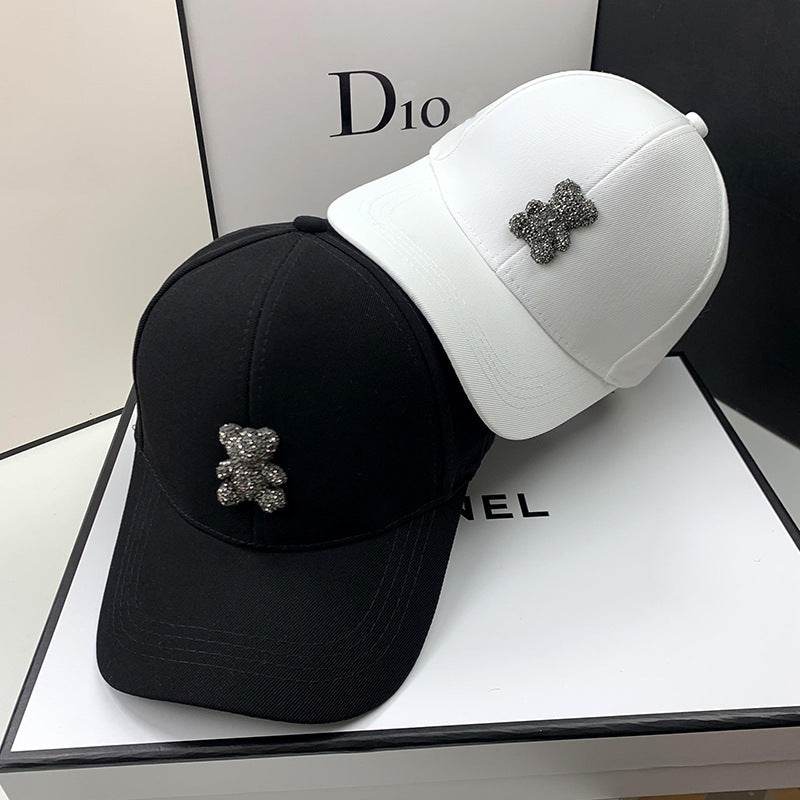 Women's Summer Sun Protection Hat - Rhinestone Baseball Cap Collection - Buy Center US
