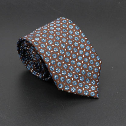 Buycenter Super Soft Silk Ties - 75mm Bohemian Necktie for Men - Buy Center US