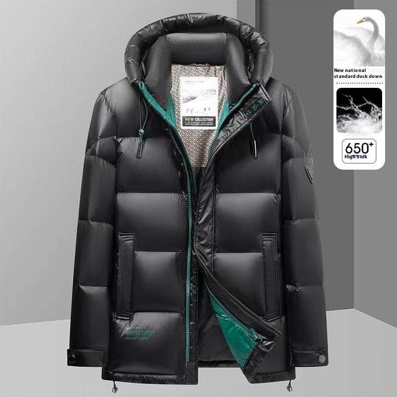 Buycenter Men's Winter Down Jacket - Cold-Proof Graphene Hooded Style - Buy Center US