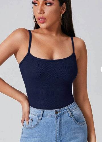 Solid Color Halter Top for Women - Backless Casual Crop Style - Buy Center US