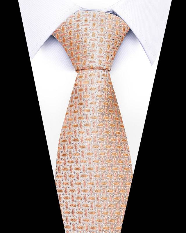 Buycenter 8cm Striped Tie - High-Quality Polyester for Professional Styling - Buy Center US