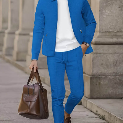 Men's Lightweight Waffle Long Sleeve & Pants Set - Breathable Outdoor Attire - Buy Center US