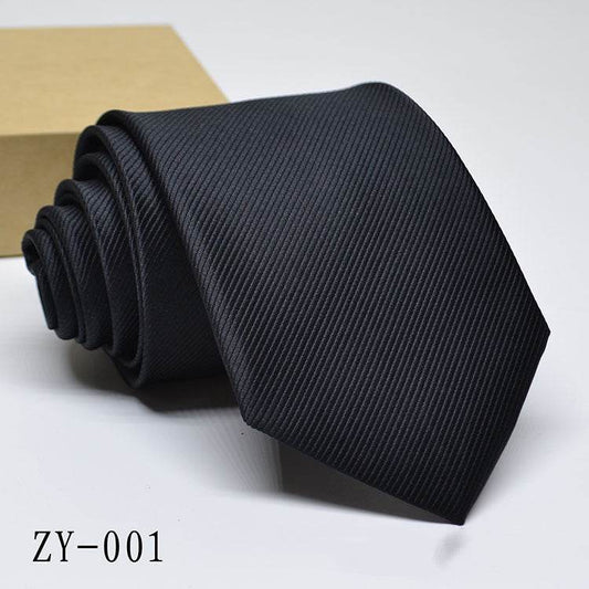 Buycenter Men's 1200D Striped Tie - Elegant Jacquard Style, Various Colors - Buy Center US