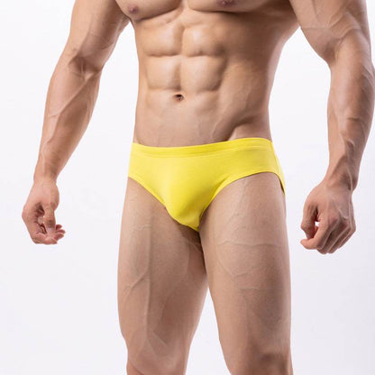 Buycenter Solid Color Sports Cotton Briefs - Breathable & Stylish Fit - Buy Center US