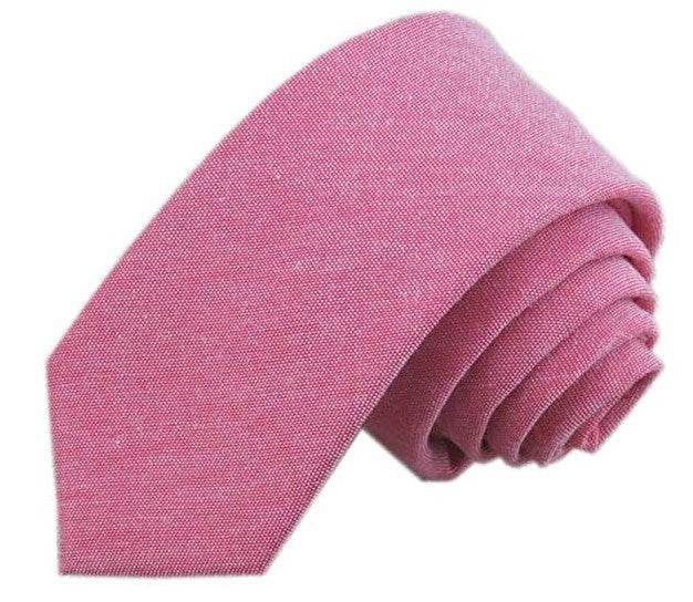 Buycenter 6cm Men's Casual Solid Color Cotton and Linen Bow Tie - Buy Center US