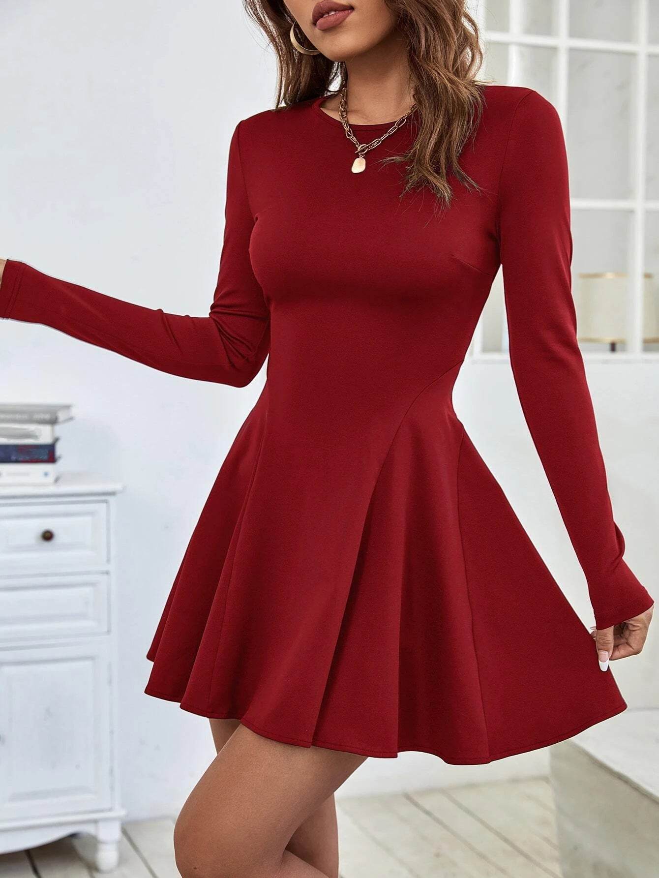 Pure Desire Red Dress - European & American High Waist Styles Available - Buy Center US