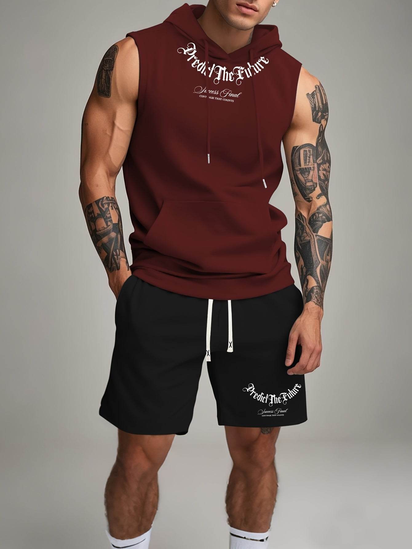 Summer Casual Sports Hoodie & Shorts Set - Trendy Fitness Suit - Buy Center US
