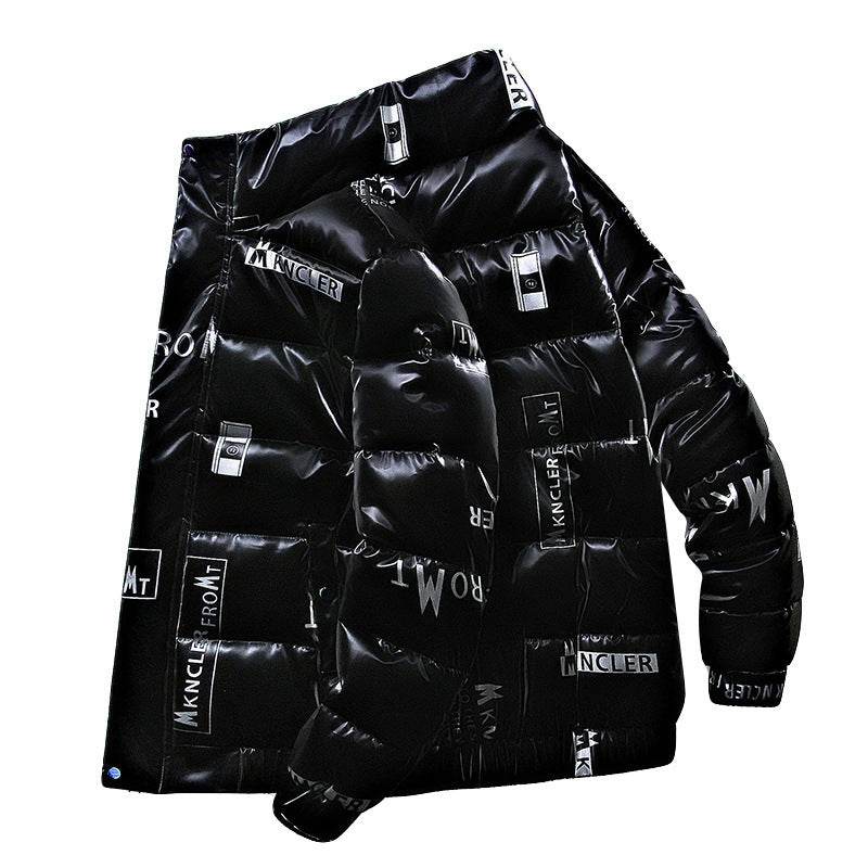 Buycenter Men's Stand-up Collar Down Jacket - Cozy Cotton-Padded Warmth - Buy Center US