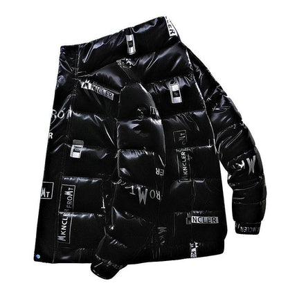Buycenter Men's Stand-up Collar Down Jacket - Cozy Cotton-Padded Warmth - Buy Center US