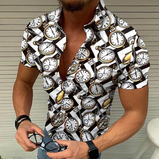 Men's Casual Summer 3D Printed Shirt - Cool Slim Fit Beach Top - Buy Center US