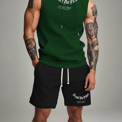 Summer Casual Sports Hoodie & Shorts Set - Trendy Fitness Suit - Buy Center US