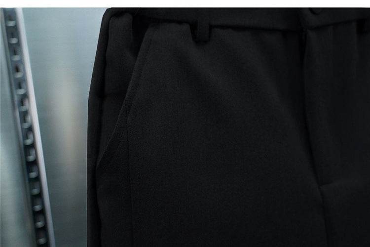 Loose Tapered Harem Cropped Pants - Casual Korean Style for Teens - Buy Center US