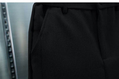 Loose Tapered Harem Cropped Pants - Casual Korean Style for Teens - Buy Center US