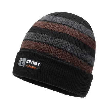 Buycenter Warm Winter Knitted Hat - Retro Woolen Cap for Cold Weather - Buy Center US