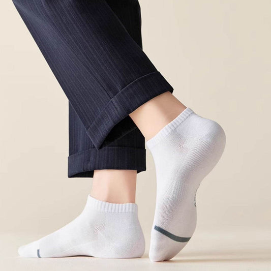 Buycenter Men's Thin Sport Socks - 7 Pairs, Breathable and Antibacterial - Buy Center US