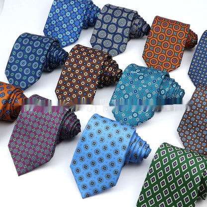 Buycenter Men's Printed Polyester Tie - Stylish Workplace Bow Tie - Buy Center US