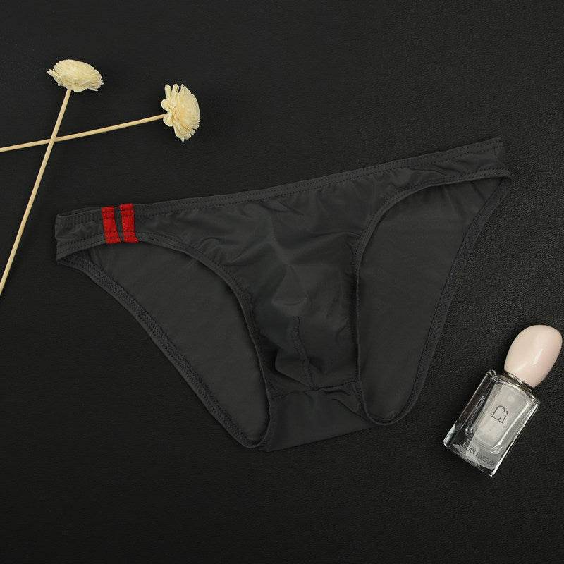 Buycenter Men's Ice Silk Low Waist Briefs - Thin, Breathable Comfort - Buy Center US