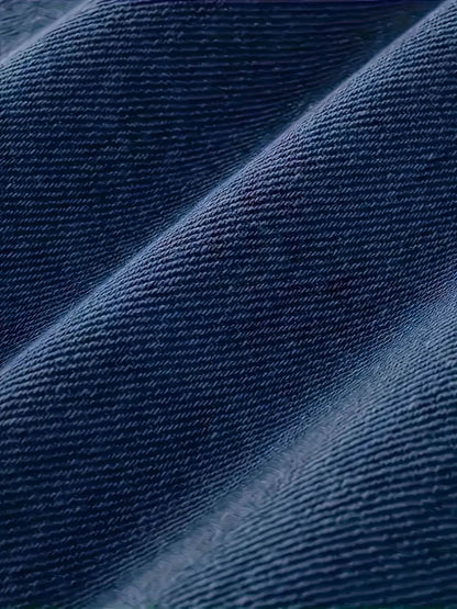 Stylish Men's Washed Blue Jeans - Stretchy Denim for Casual Wear - Buy Center US