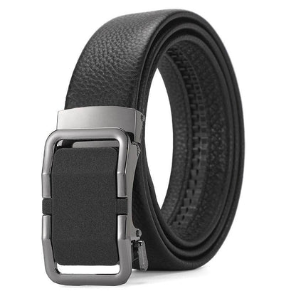 Buycenter Genuine Leather Automatic Belt for Boys - Stylish & Durable Design - Buy Center US