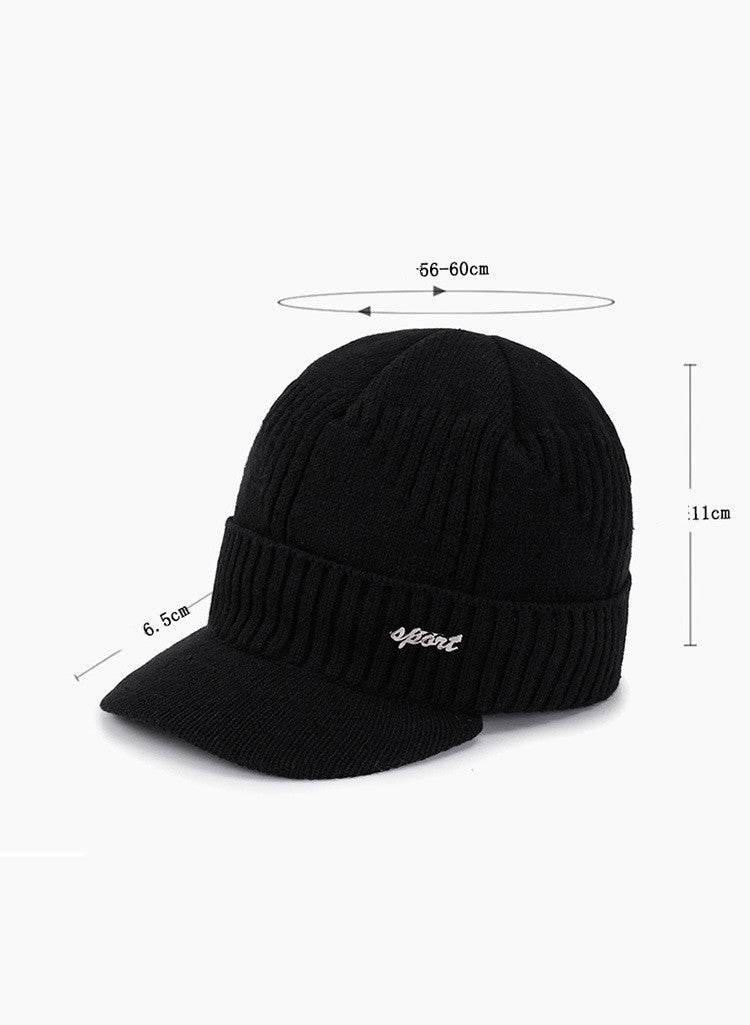 Buycenter Men's Woolen Knitted Pullover Hat - Soft, Warm & Windproof - Buy Center US