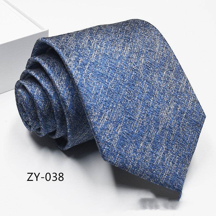 Buycenter Men's 1200D Striped Tie - Elegant Jacquard Style, Various Colors - Buy Center US