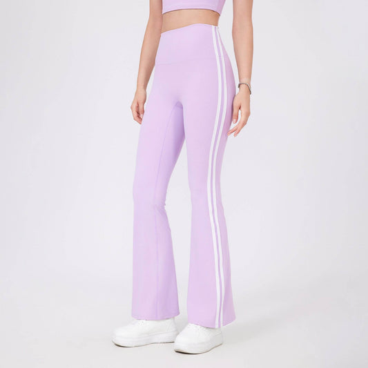 High Waist Yoga Pants - Breathable Running Sports Trousers in Soft Colors - Buy Center US