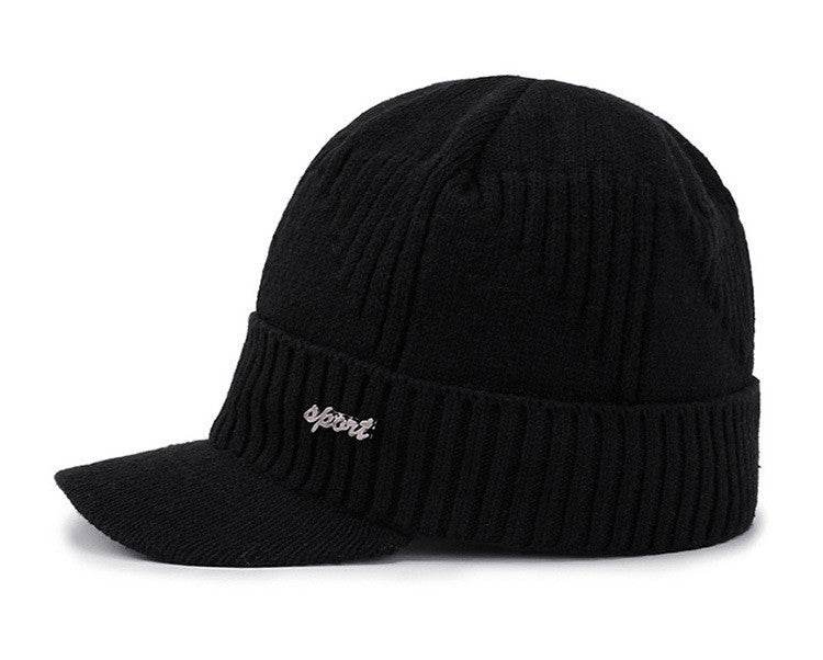Buycenter Men's Woolen Knitted Pullover Hat - Soft, Warm & Windproof - Buy Center US