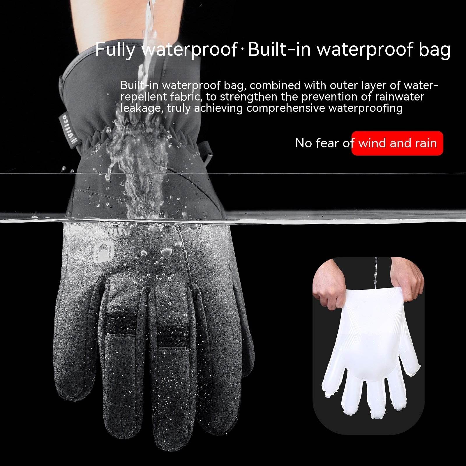 Buycenter Waterproof Winter Gloves - Touch Screen, Windproof & Warm - Buy Center US