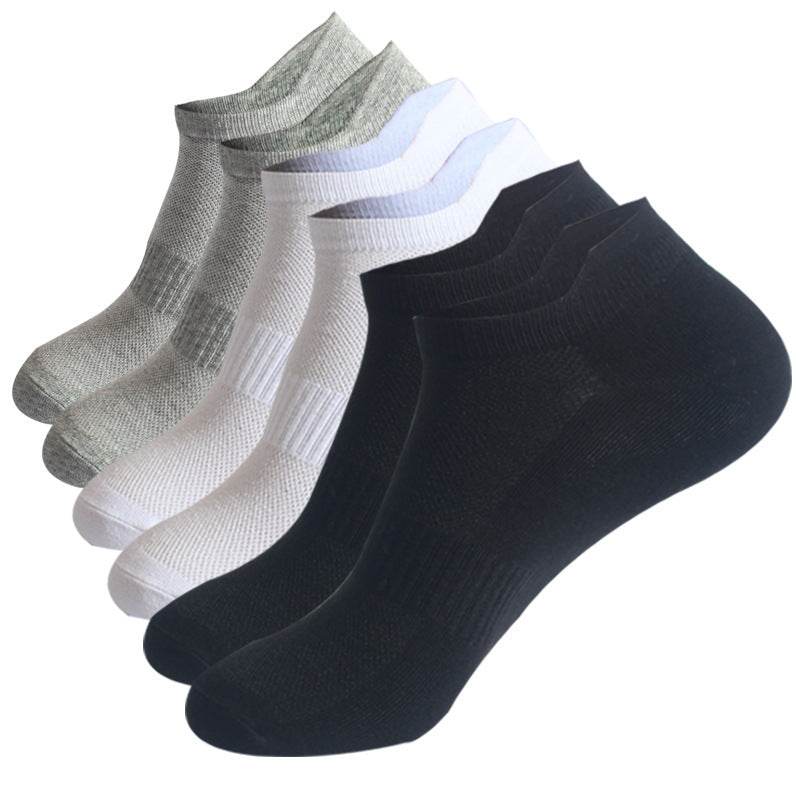 Buycenter Men's Plus Size Sports Mesh Socks - Cotton, Breathable Design - Buy Center US
