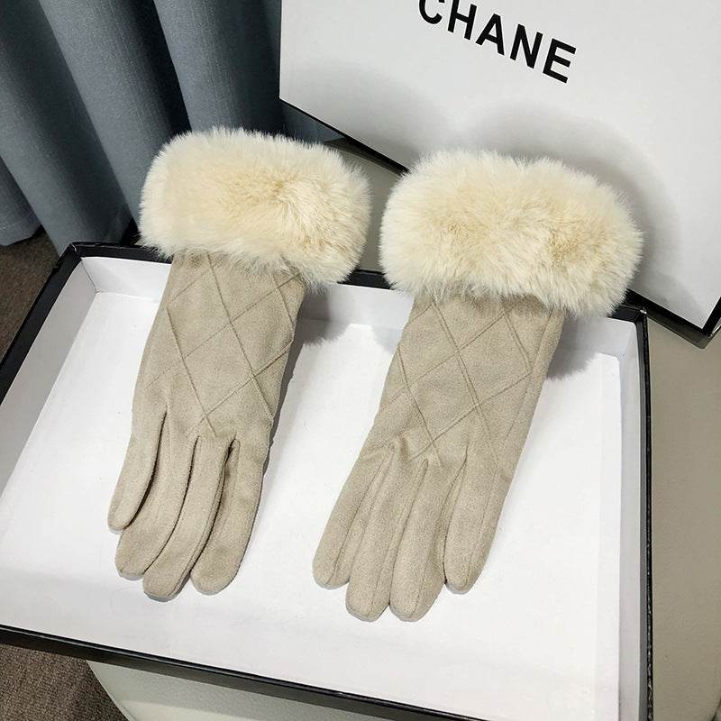 Warm Fleece Lined Touch Screen Gloves - Outdoor Cold-Proof Protection - Buy Center US