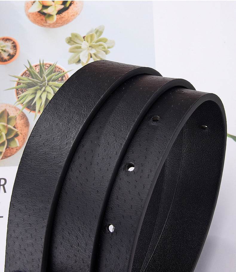 Buycenter Elegant Candy Color Belt - Fashionable Gold Buckle Accessory - Buy Center US