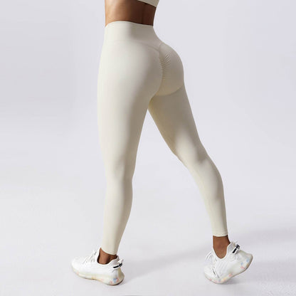 High Waist Yoga Pants - Seamless, Drawstring Design for Ultimate Comfort - Buy Center US