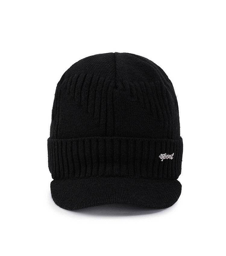 Buycenter Men's Woolen Knitted Pullover Hat - Soft, Warm & Windproof - Buy Center US