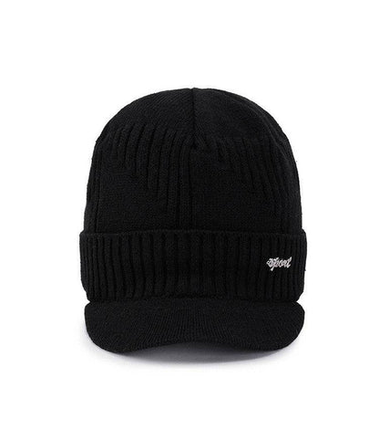 Buycenter Men's Woolen Knitted Pullover Hat - Soft, Warm & Windproof - Buy Center US