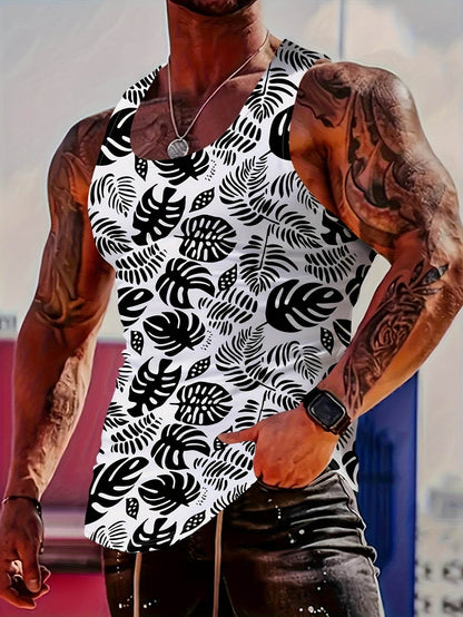 Trendy Men's Casual Tie-Dye Tank Top - Comfortable Summer Fashion - Buy Center US