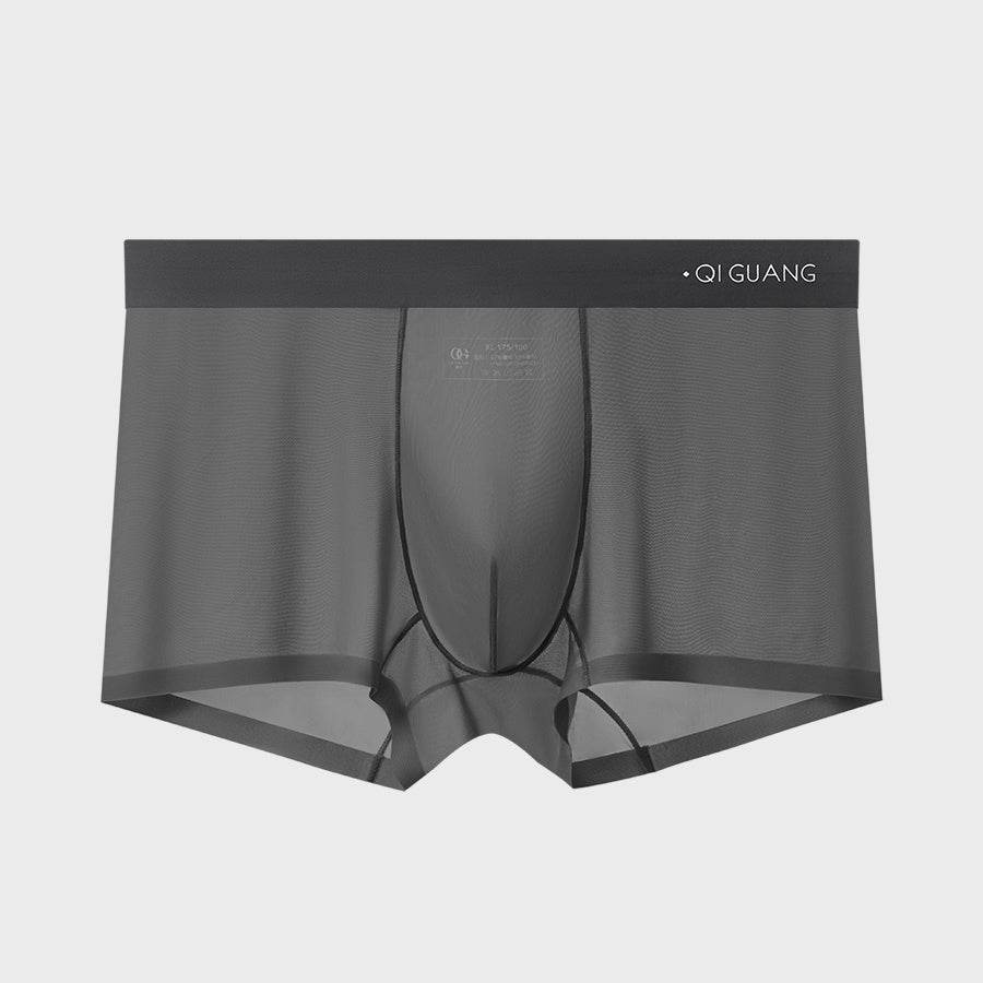 Buycenter Men's Ice Silk Seamless Mask Underwear - Breathable Cotton Comfort - Buy Center US