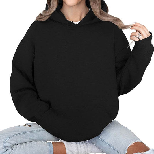 Women's Loose Hooded Multi-color Sweater - Stylish Pullover in S-XL - Buy Center US