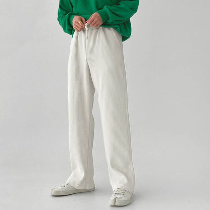 Wide Leg Casual Sports Trousers for Men - Comfortable & Stylish Fit - Buy Center US