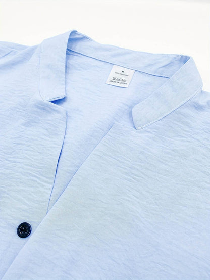 Men's Casual Print Shirt - Stylish Mandarin Collar for All Occasions - Buy Center US